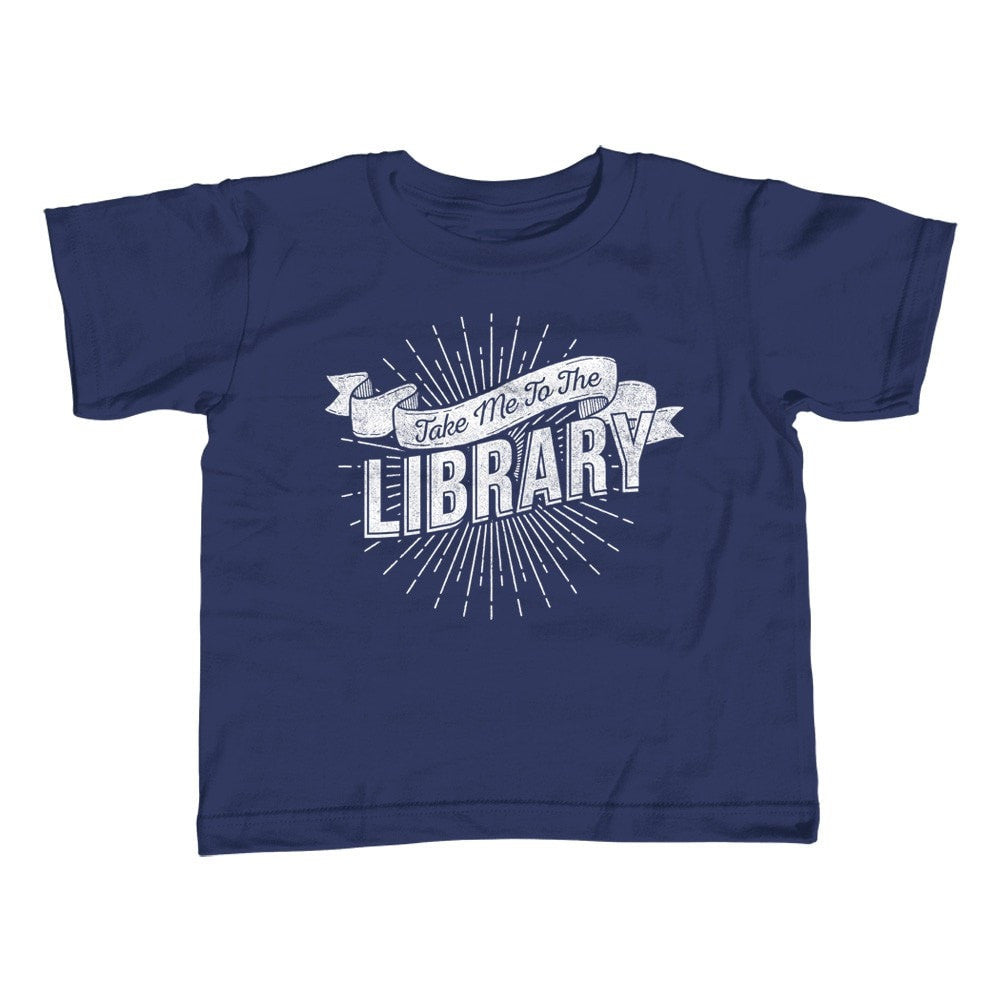 Boy's Take Me To The Library T-Shirt - Boredwalk Boy's Take Me To The Library T-Shirt - Boredwalk