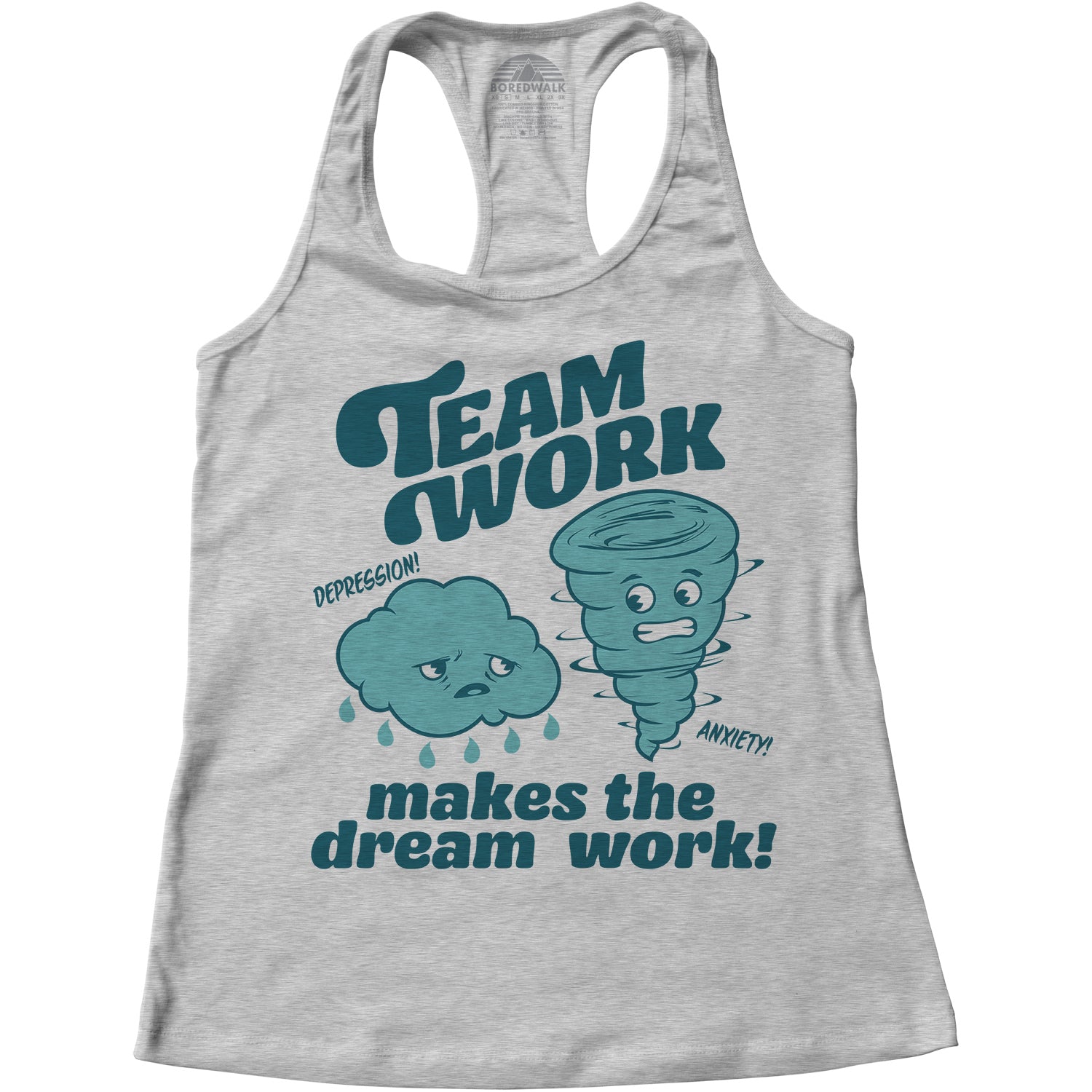 Women's Team Work Makes the Dream Work Racerback Tank Top