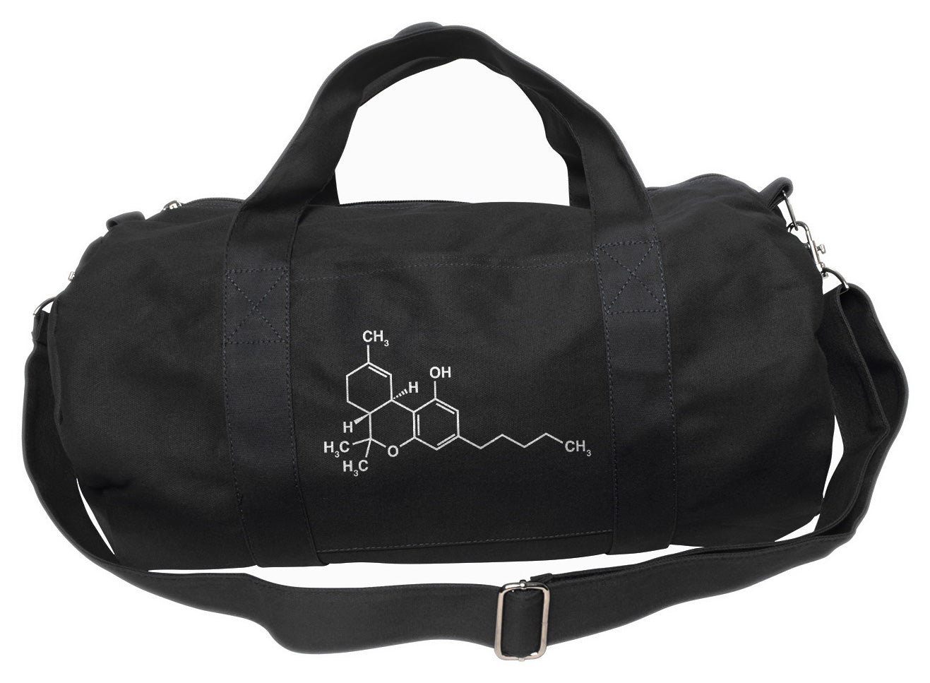 THC Molecule Duffel Bag