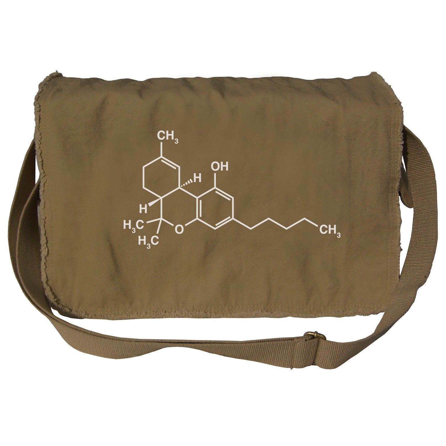 THC Molecule Messenger Bag