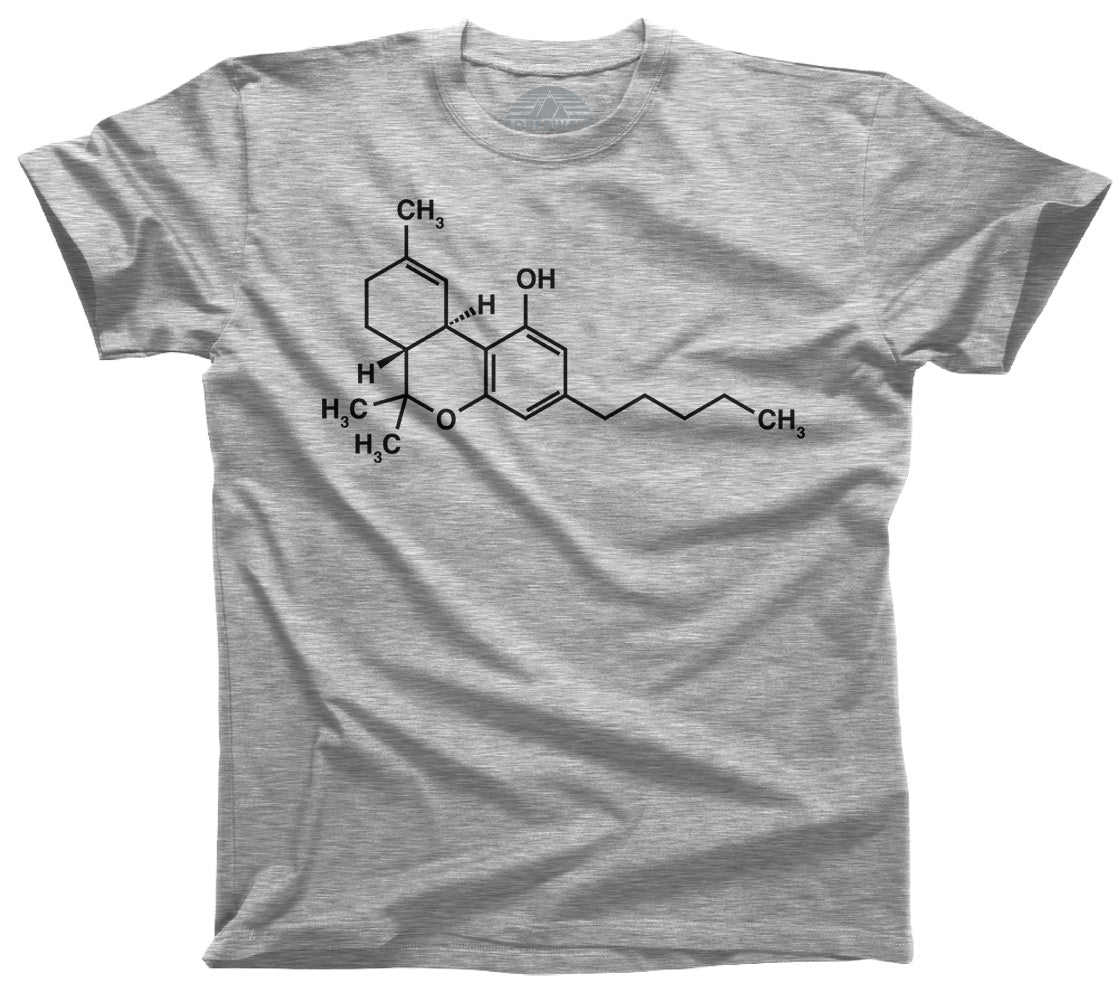 Men's THC Molecule T-Shirt - Stoner 420 Cannabis Shirt