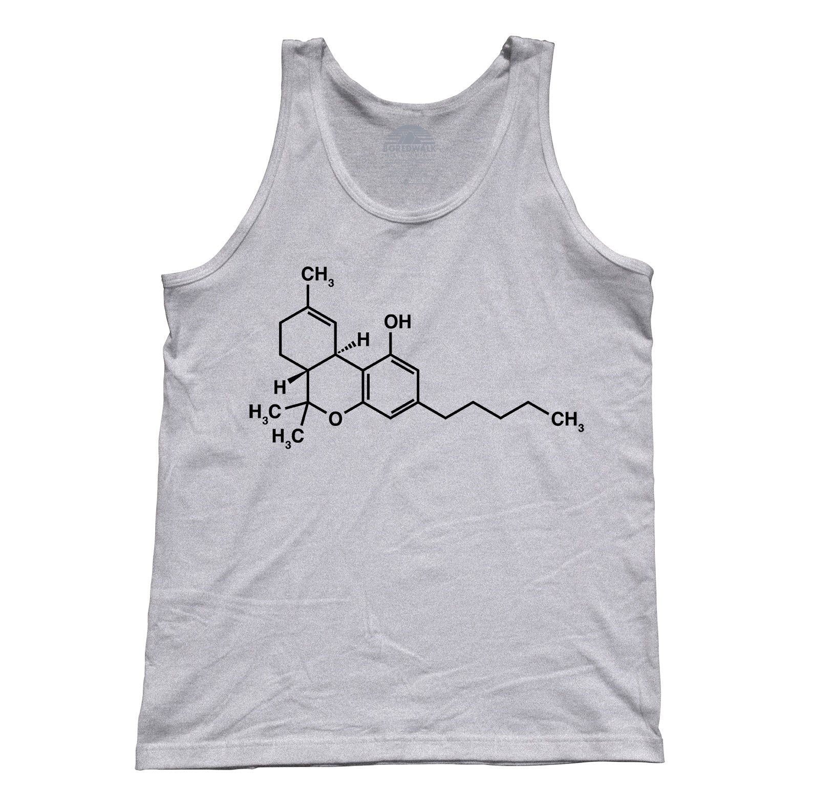Unisex THC Molecule Tank Top - Stoner 420 Cannabis Shirt