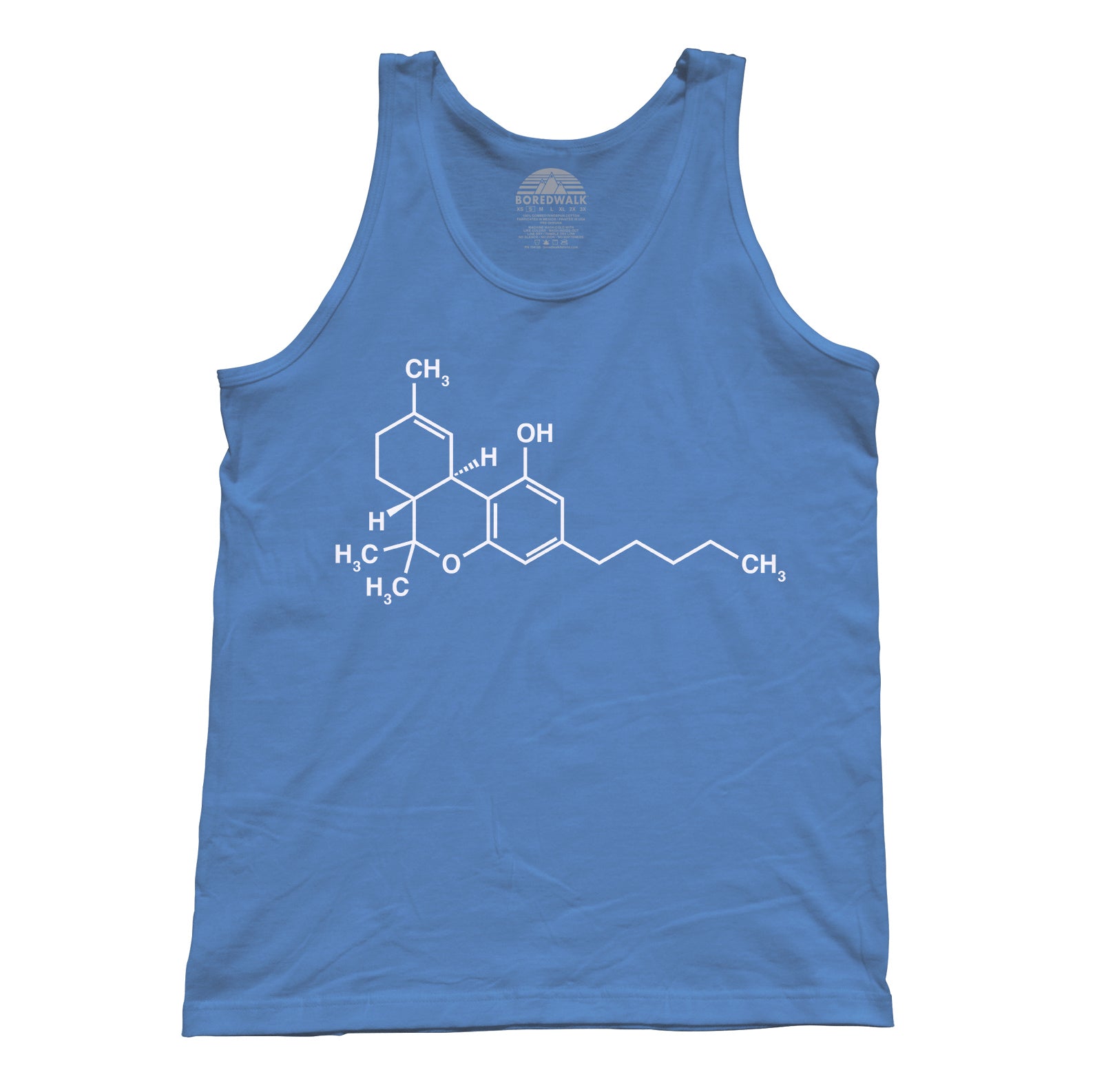 Unisex THC Molecule Tank Top - Stoner 420 Cannabis Shirt