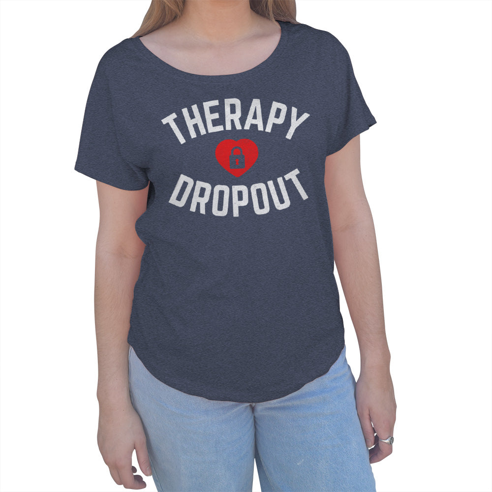 Women's Therapy Dropout Scoop Neck T-Shirt