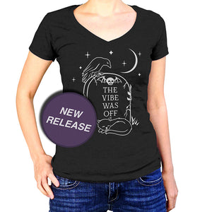 Women's The Vibe Was Off Vneck T-Shirt