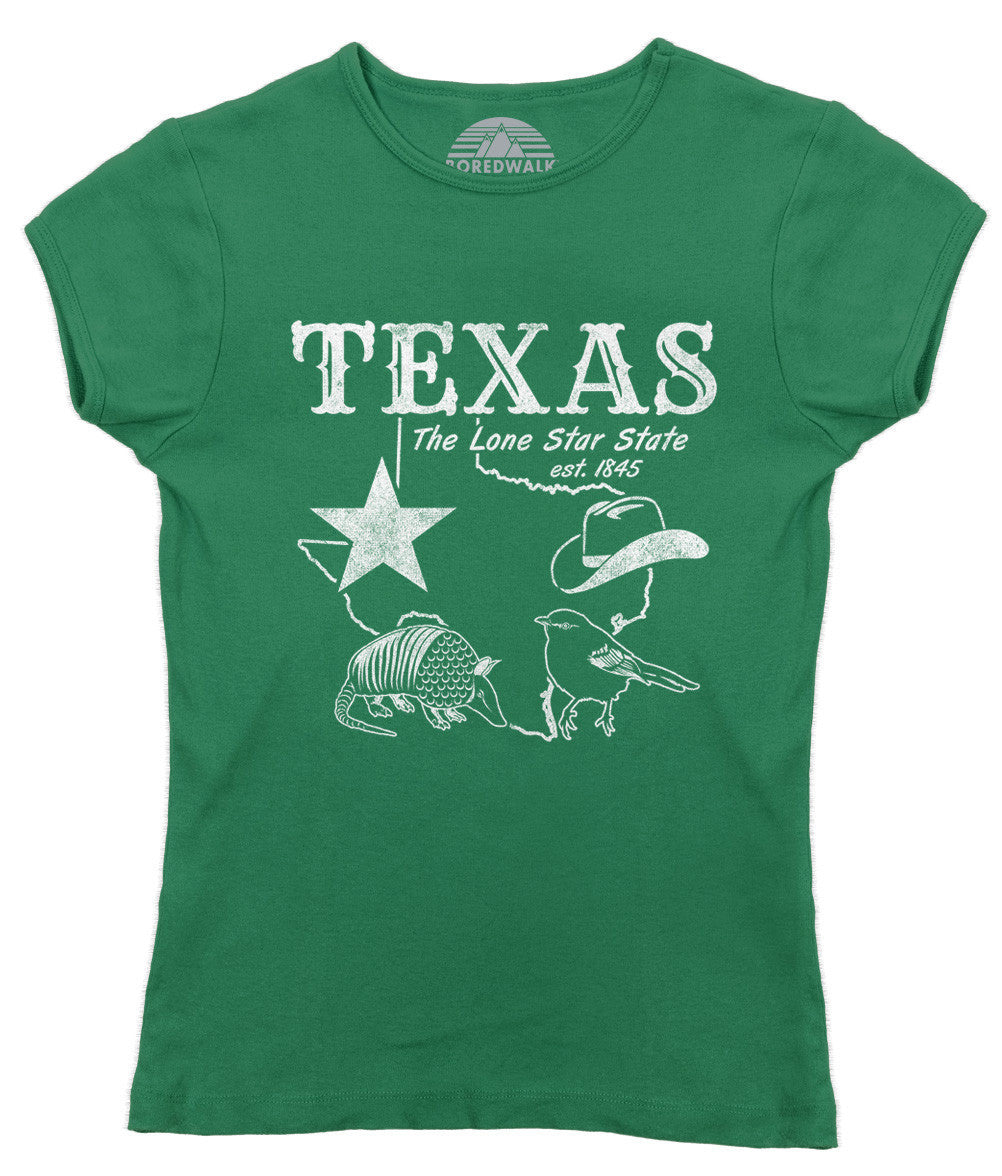 Women's Vintage Texas T-Shirt Dallas Houston San Antonio Austin