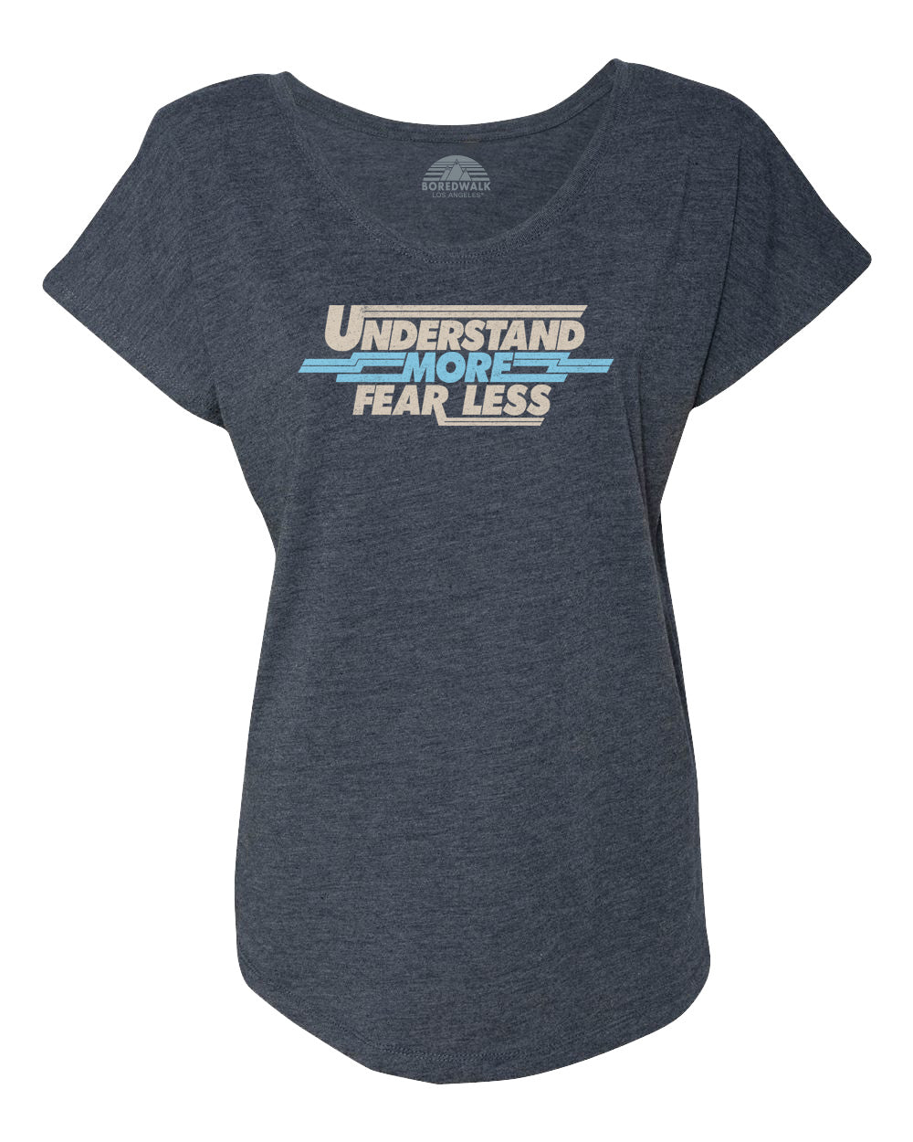 Women's Understand More Fear Less Scoop Neck T-Shirt