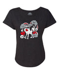 Women's Unicorn Gloom Scoop Neck T-Shirt