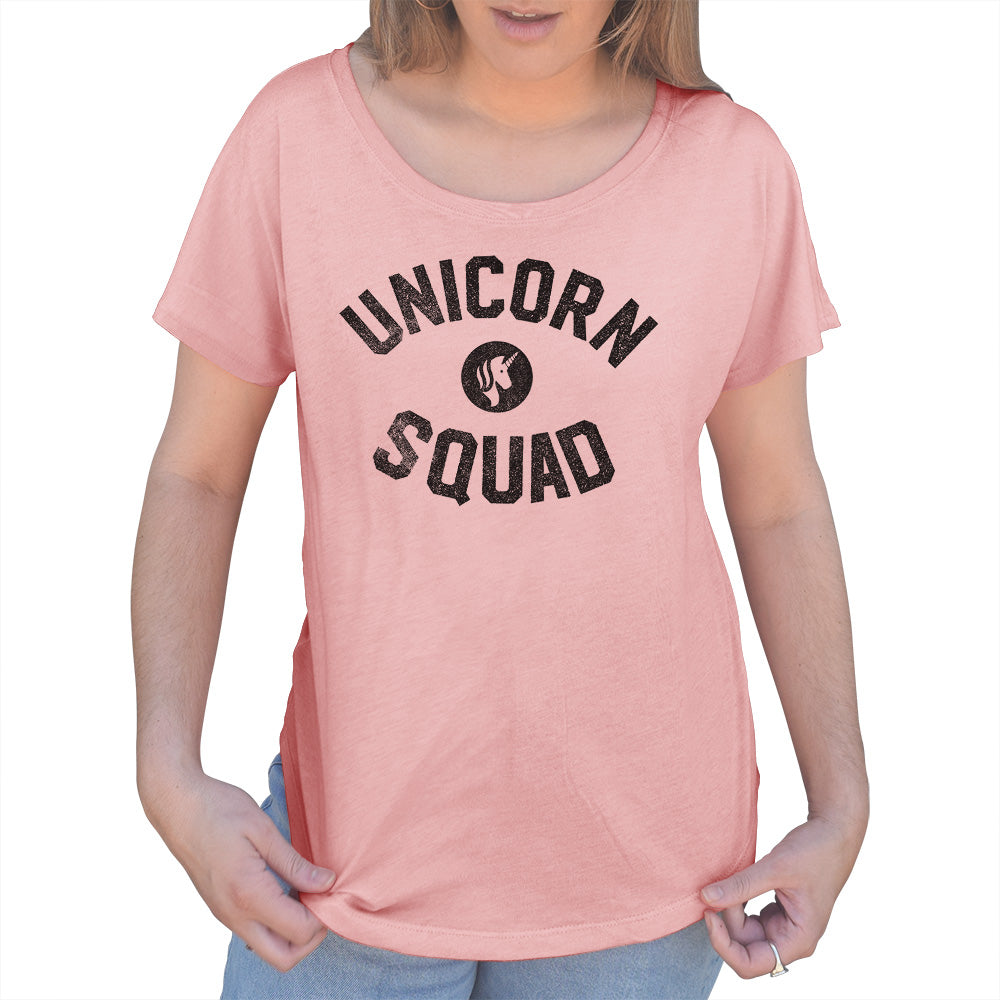 Women's Unicorn Squad Scoop Neck T-Shirt