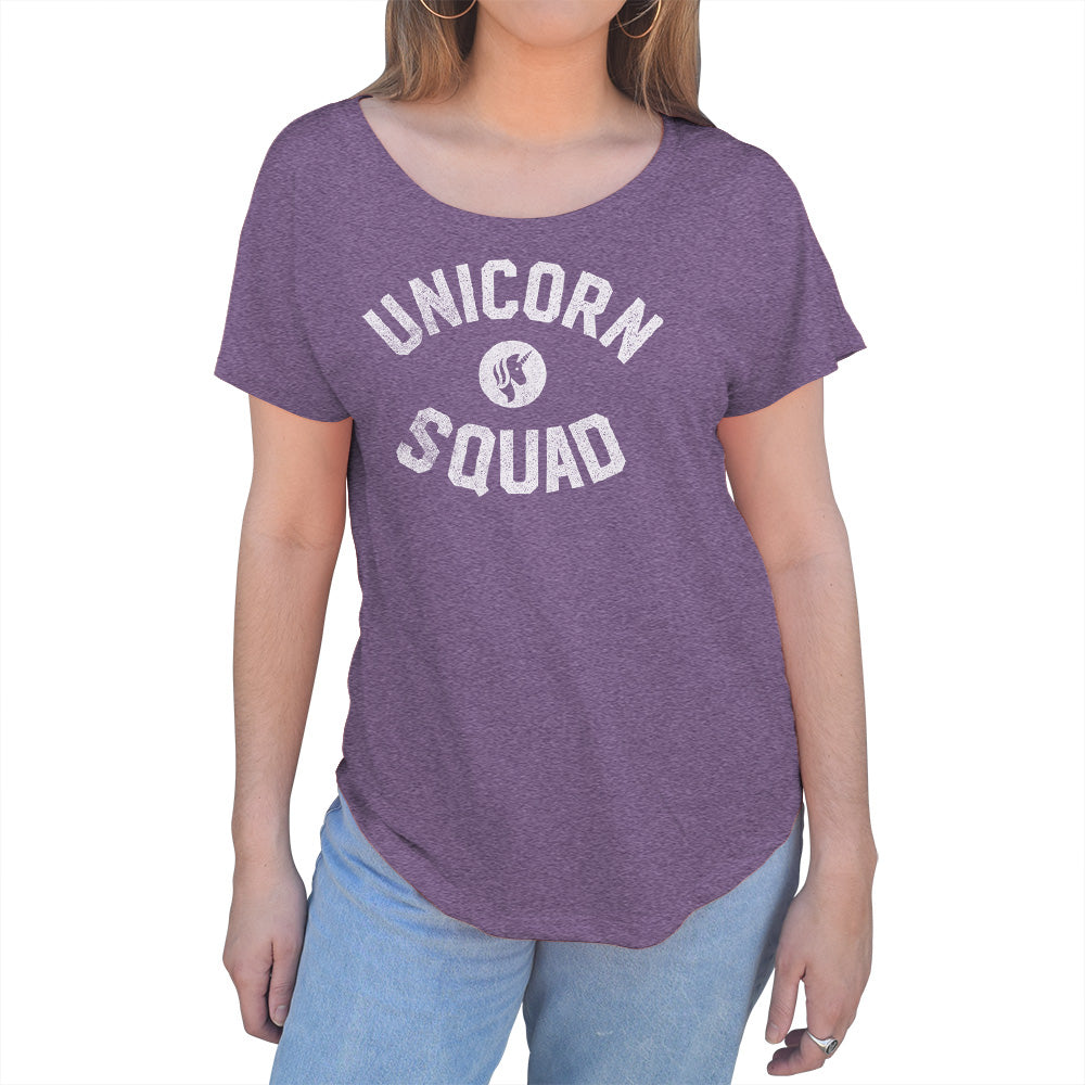 Women's Unicorn Squad Scoop Neck T-Shirt