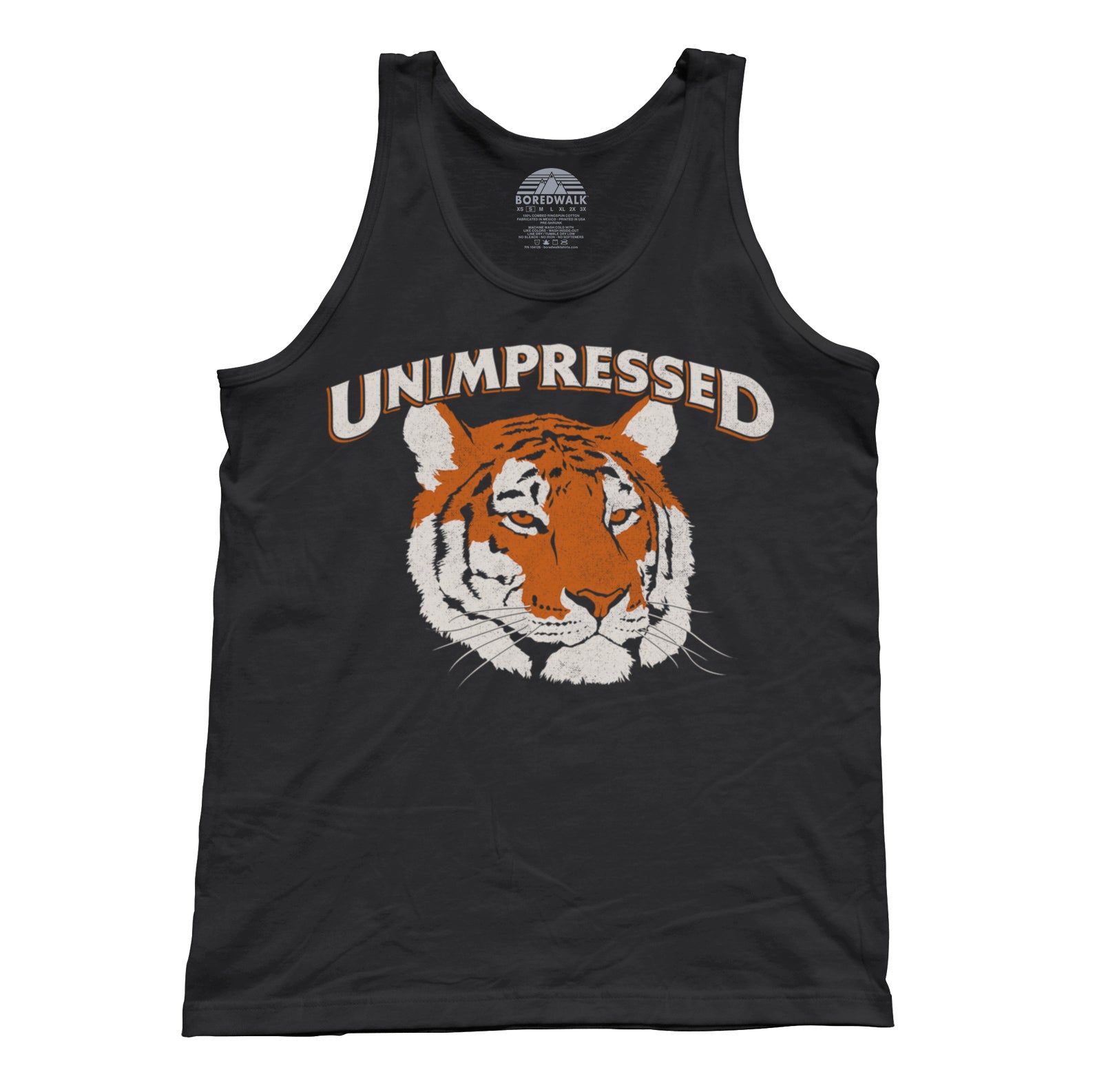 Unisex Unimpressed Tiger Tank Top