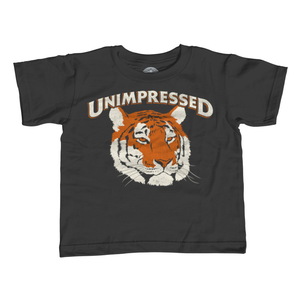 Girl's Unimpressed Tiger T-Shirt - Unisex Fit