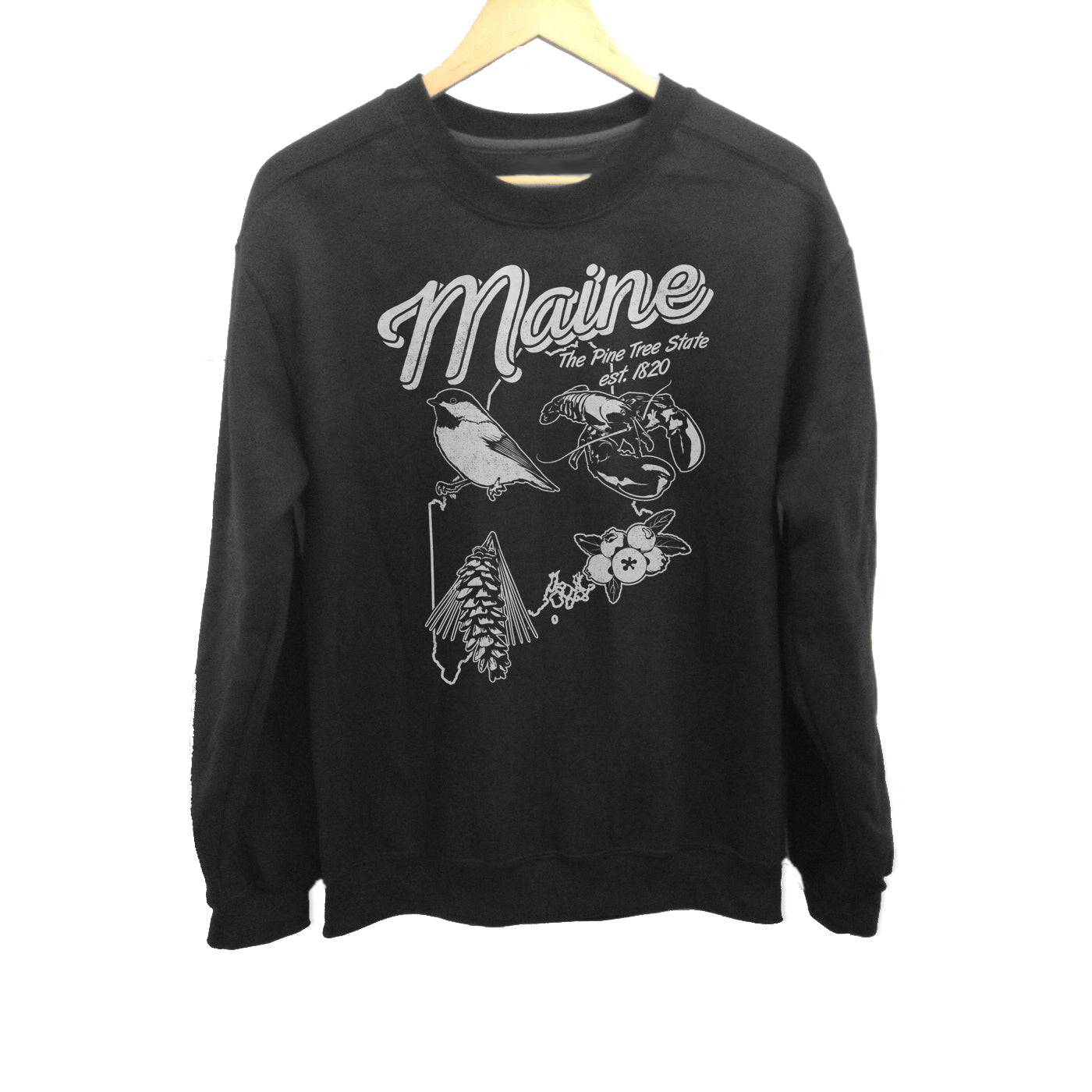 Unisex Vintage Maine Sweatshirt