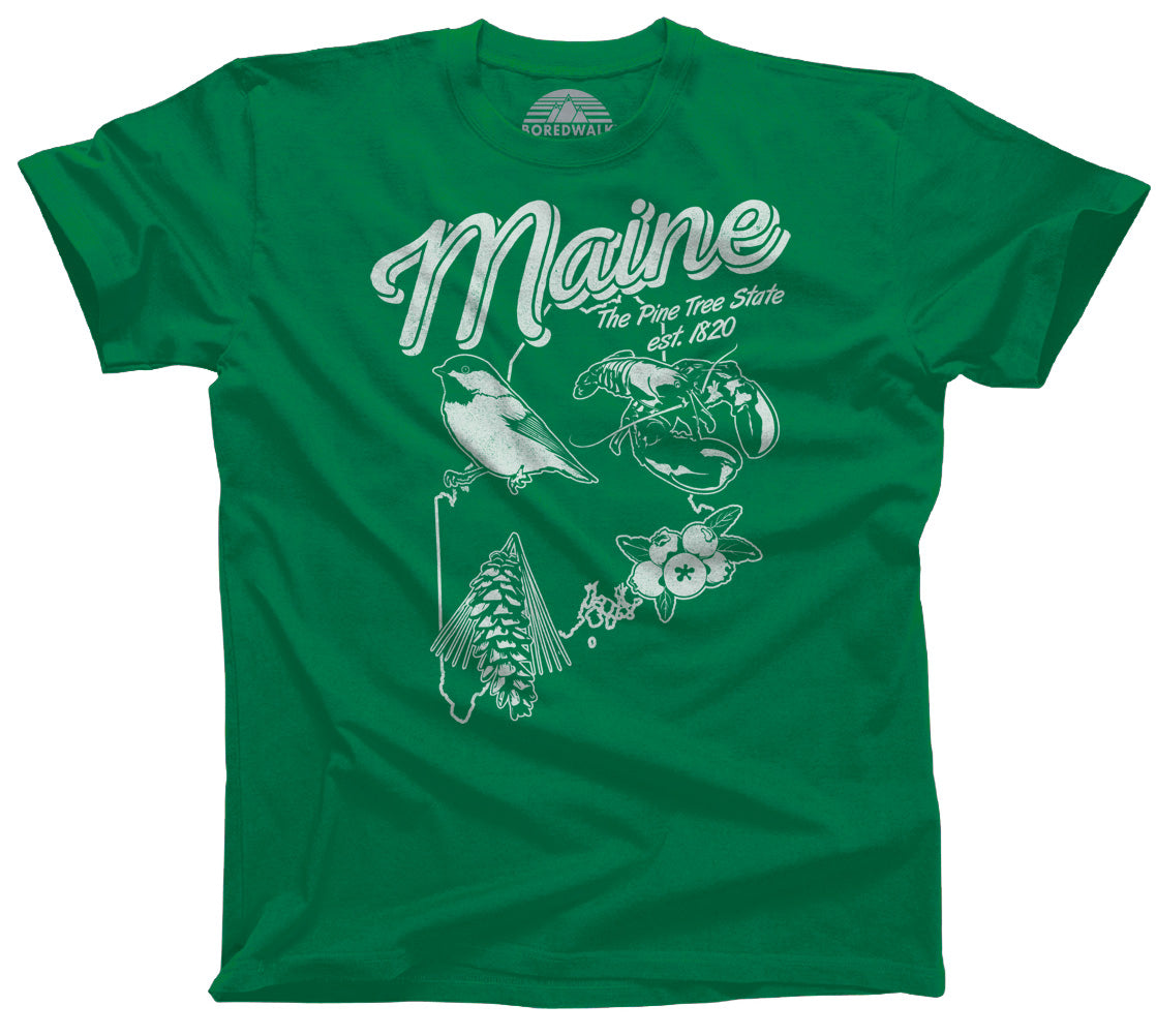 Men's Vintage Maine T-Shirt