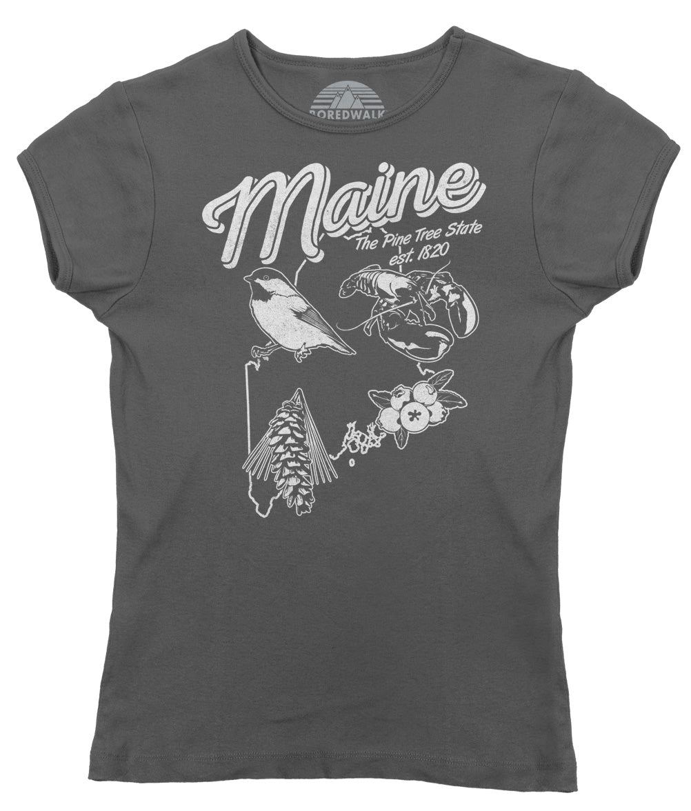 Women's Vintage Maine T-Shirt