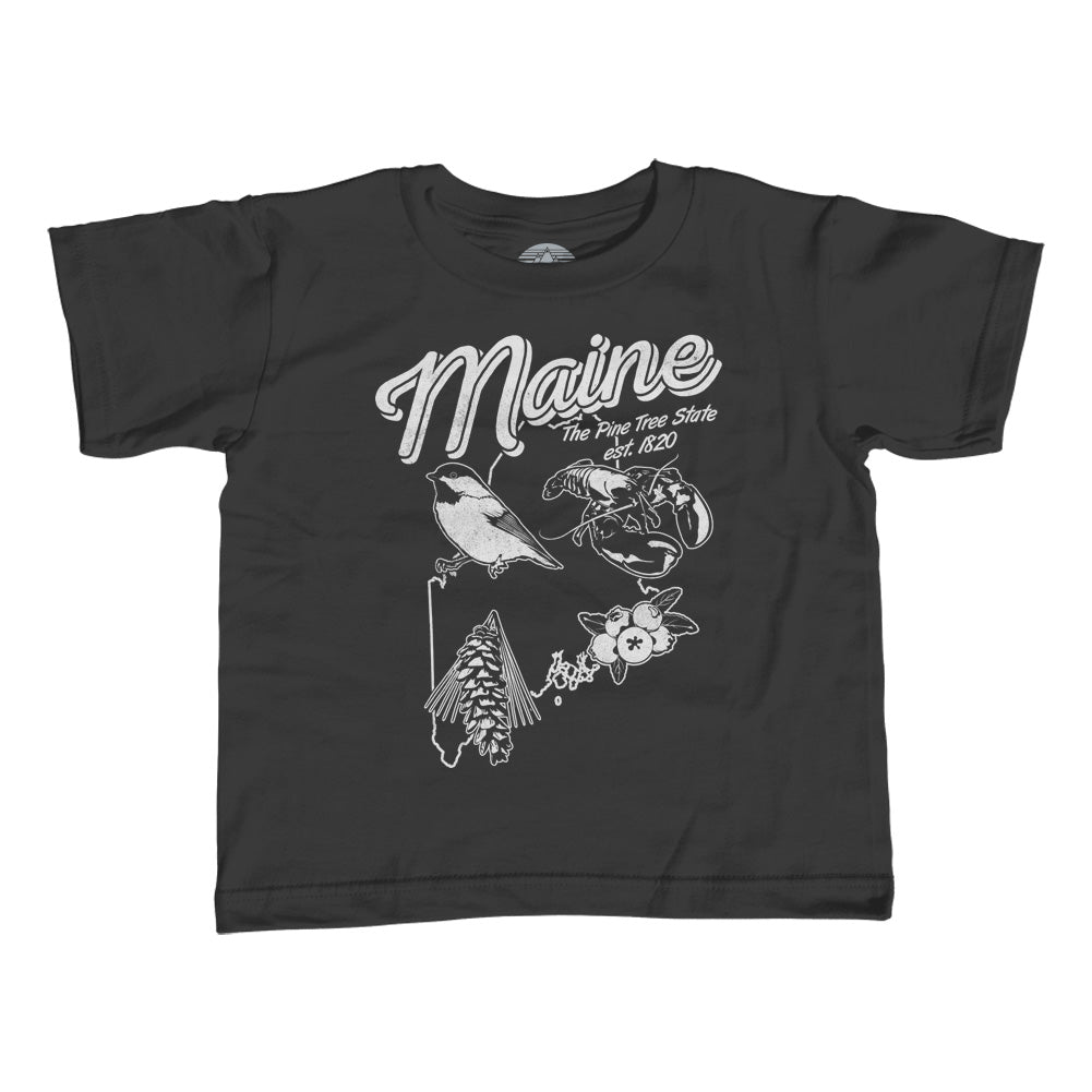 Girl's Vintage Maine T-Shirt - Unisex Fit