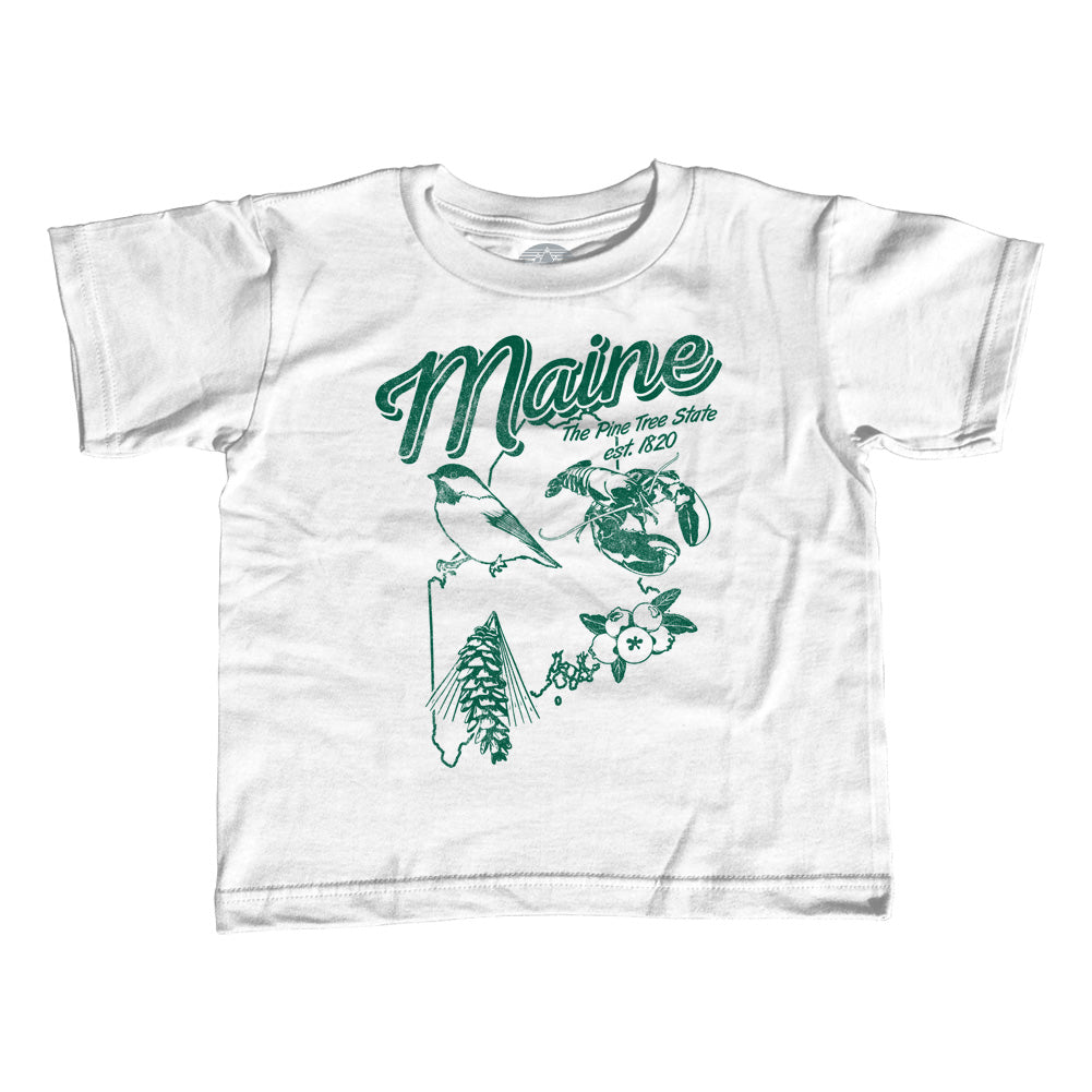 Boy's Vintage Maine T-Shirt