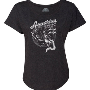 Women's Vintage Aquarius Scoop Neck T-Shirt
