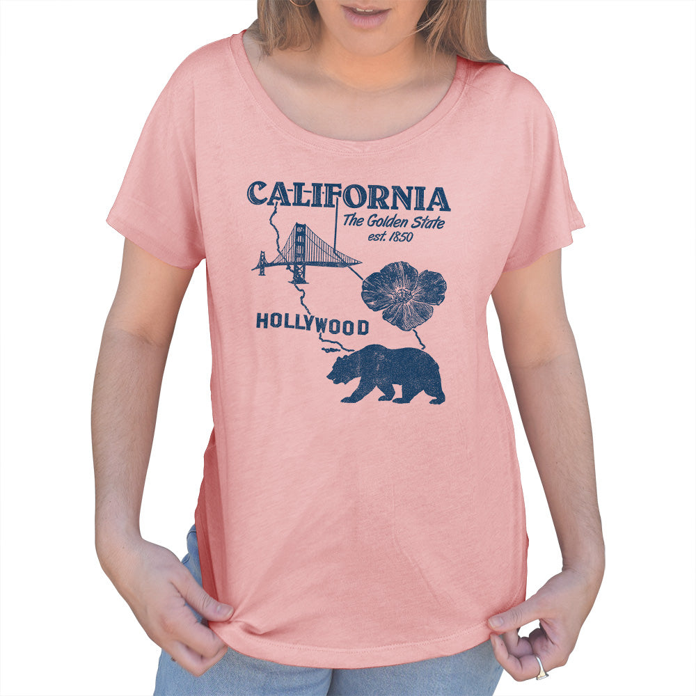 Women's California Scoop Neck T-Shirt