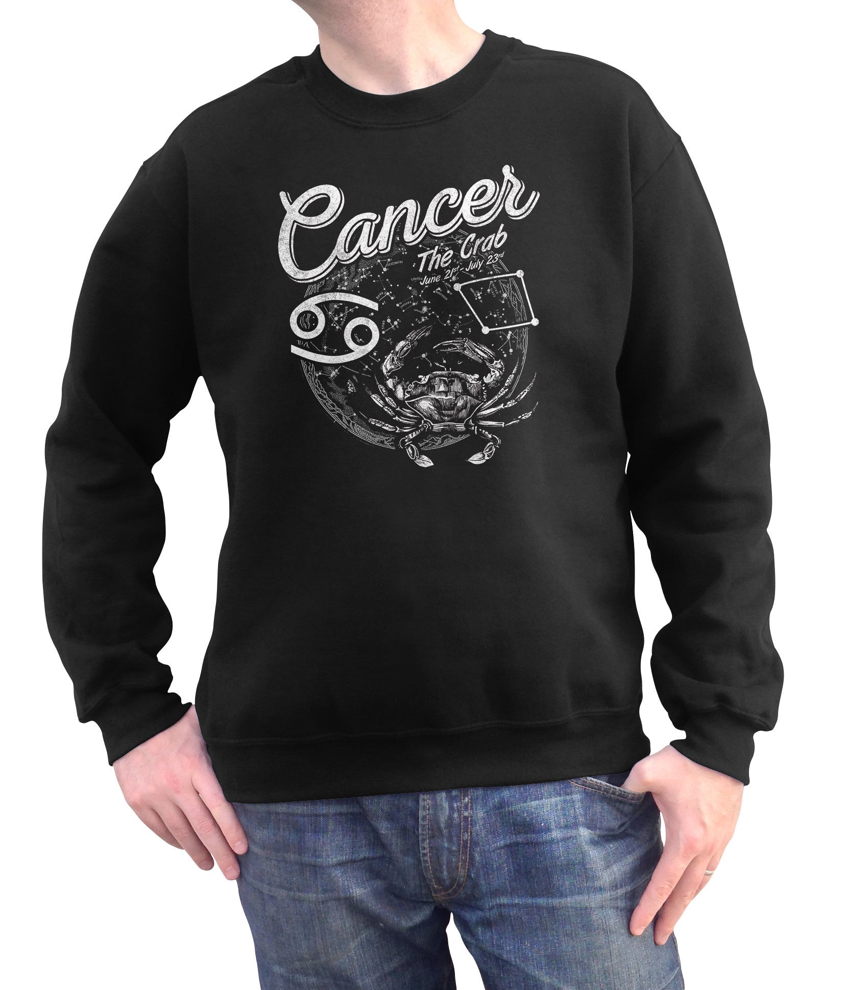 Unisex Vintage Cancer Sweatshirt