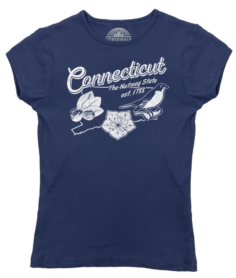 Women's Vintage Connecticut T-Shirt