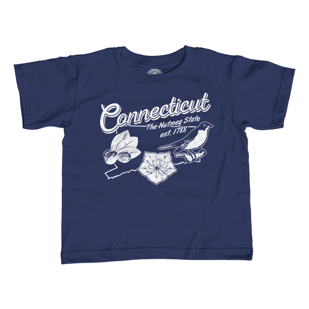 Girl's Vintage Connecticut T-Shirt - Unisex Fit
