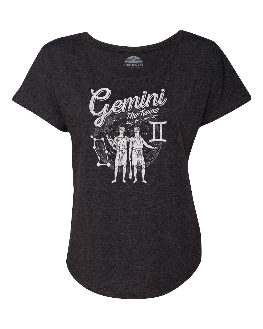 Women's Vintage Gemini Scoop Neck T-Shirt