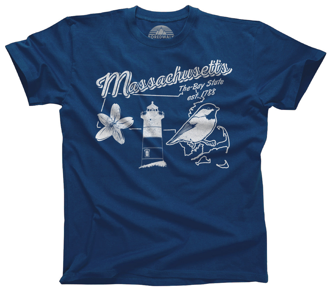 Men's Vintage Massachusetts T-Shirt