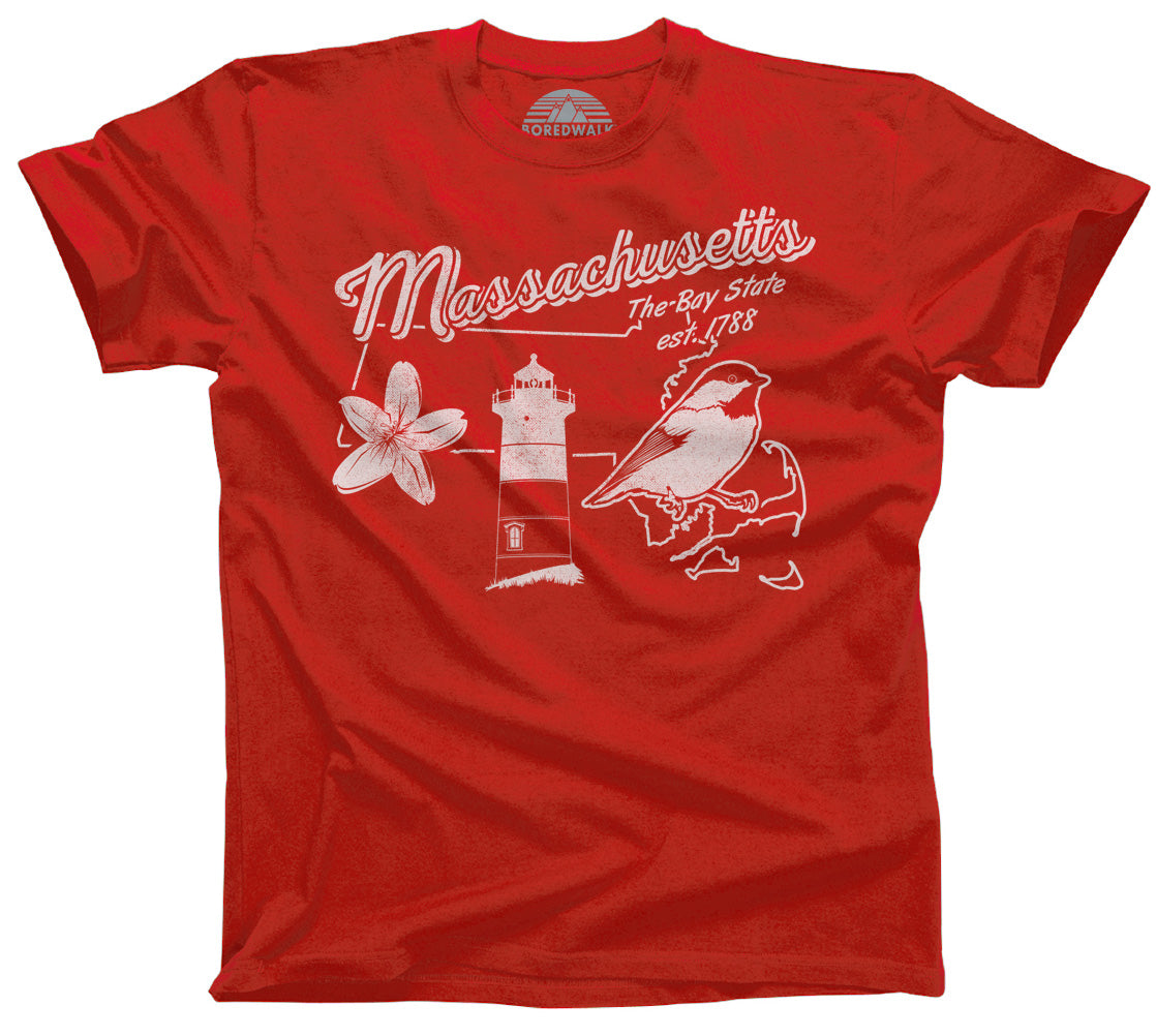 Men's Vintage Massachusetts T-Shirt