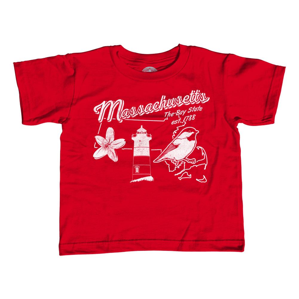 Boy's Vintage Massachusetts T-Shirt