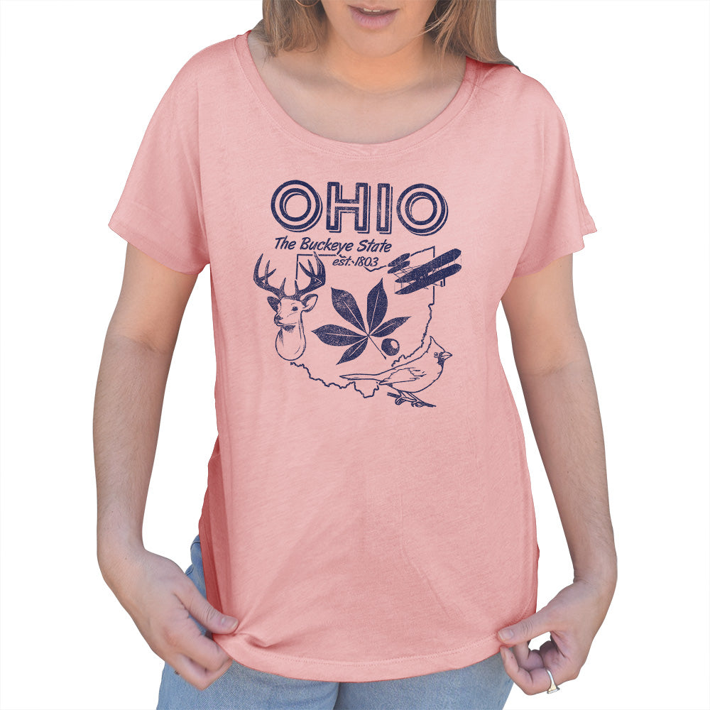 Women's Ohio State Scoop Neck T-Shirt -