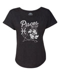 Women's Vintage Pisces Scoop Neck T-Shirt