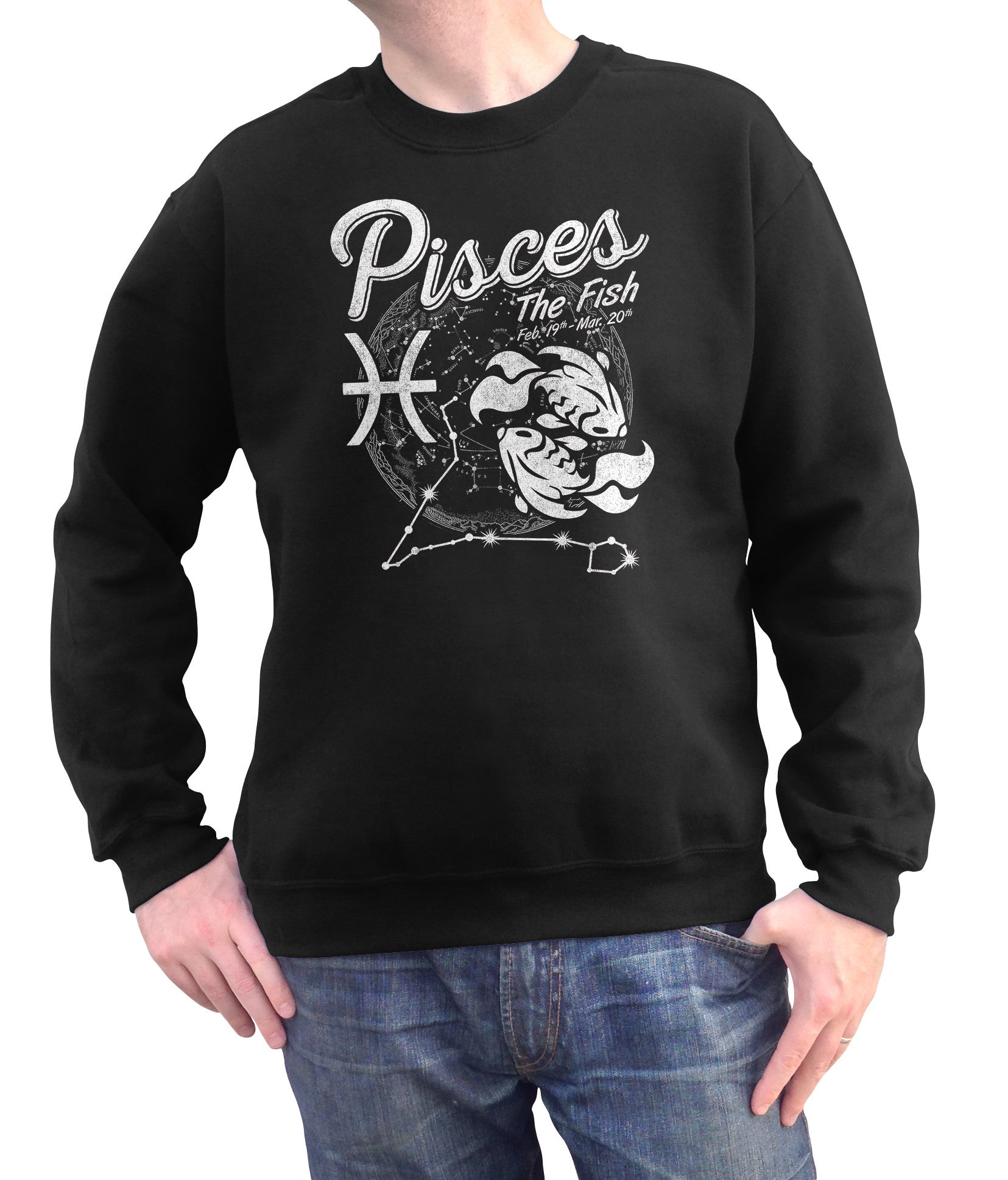 Unisex Vintage Pisces Sweatshirt