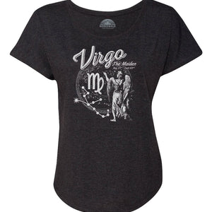 Women's Vintage Virgo Scoop Neck T-Shirt