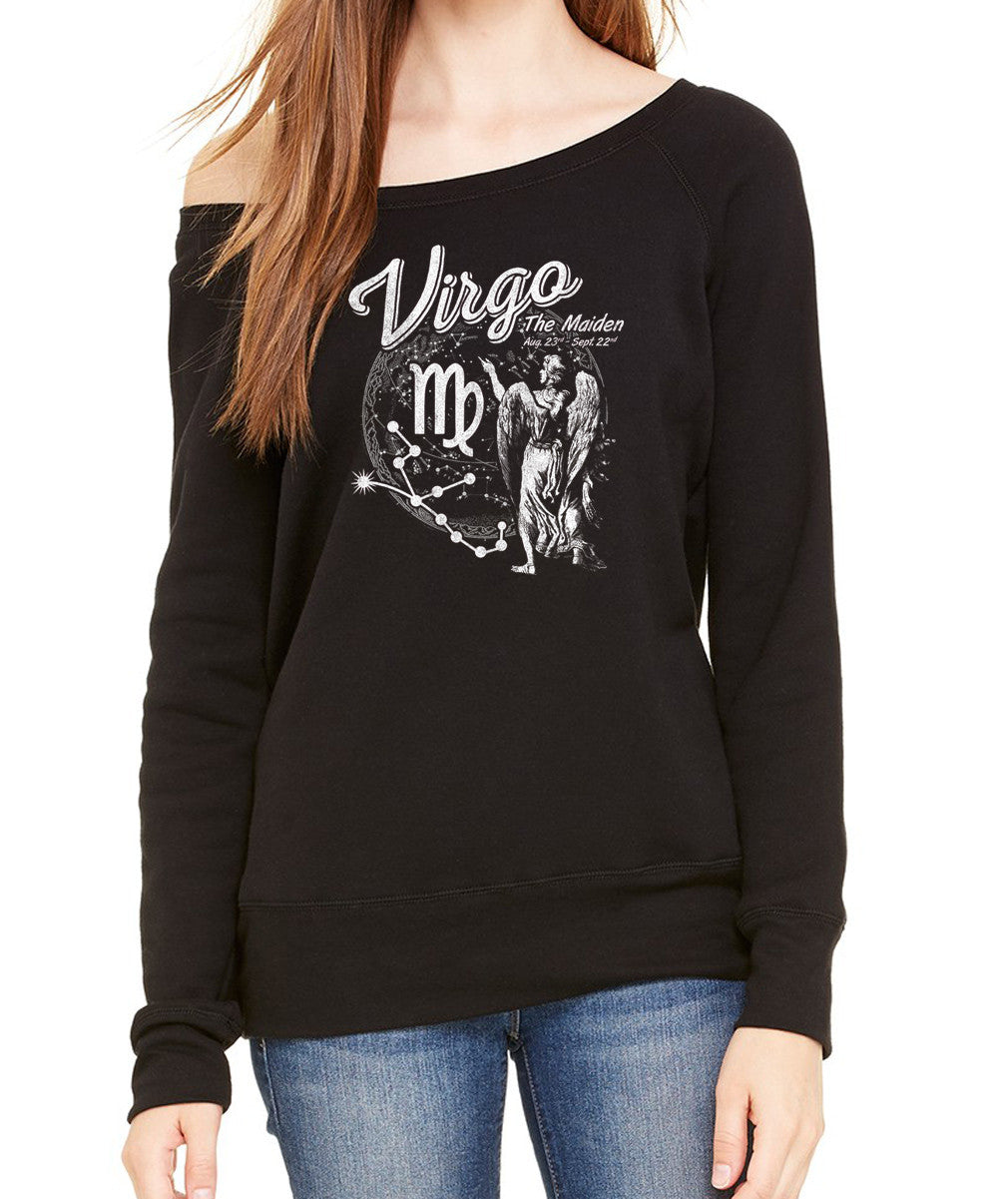 Women's Vintage Virgo Scoop Neck Fleece