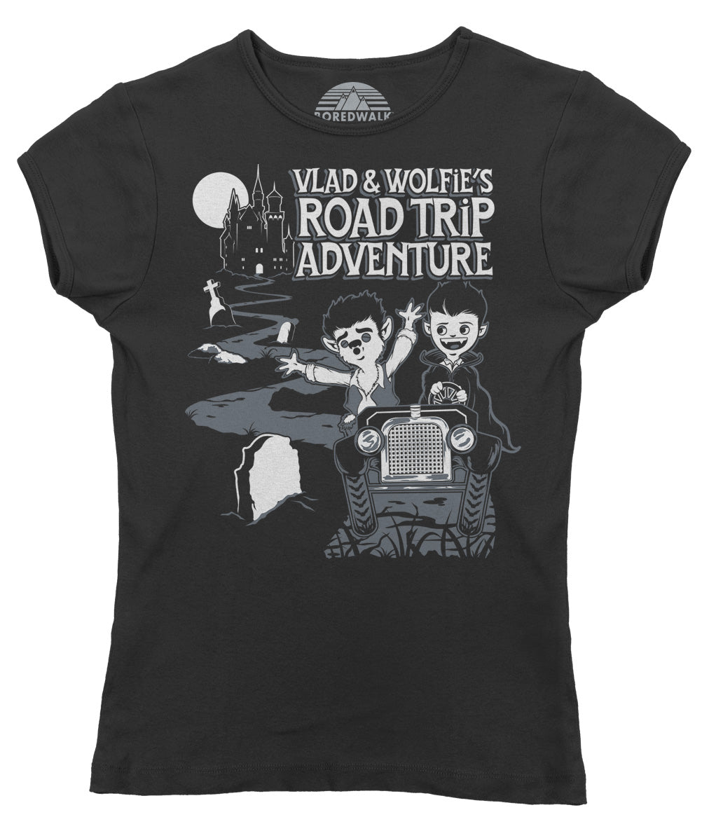 Women's Vlad and Wolfie's Road Trip Adventure T-Shirt - By Ex-Boyfriend