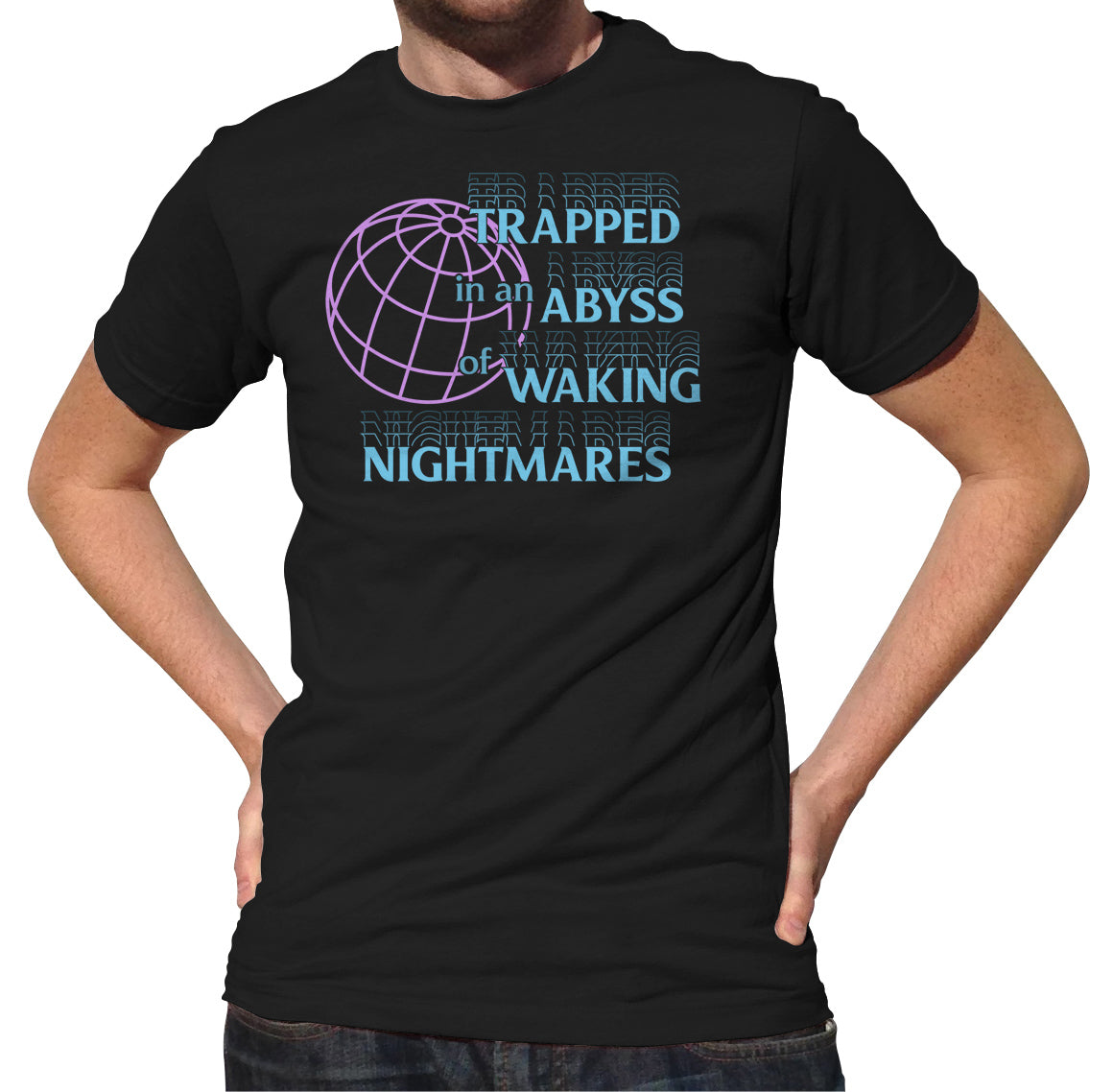 Men's Trapped in an Abyss of Waking Nightmares T-Shirt