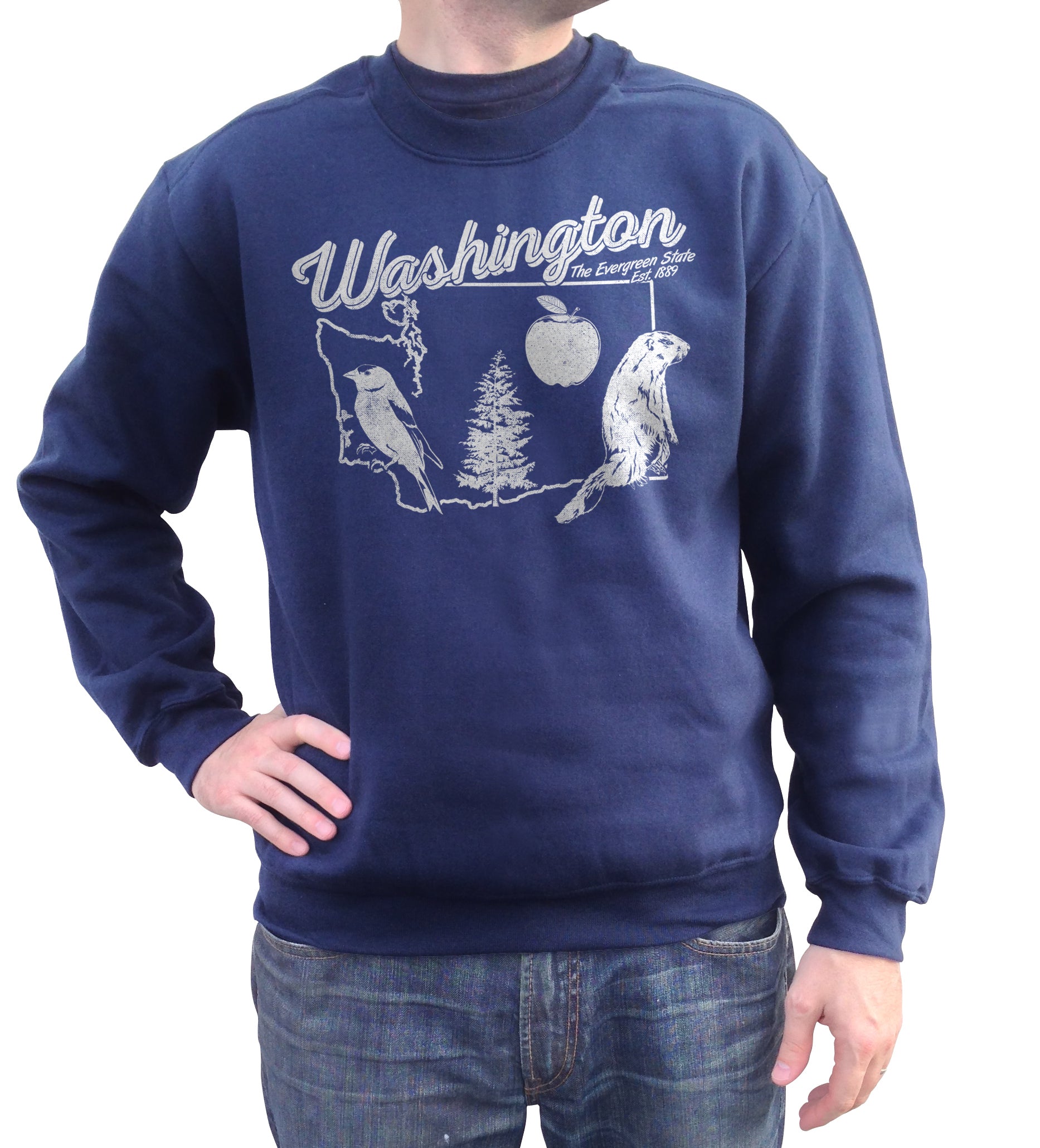 Unisex Vintage Washington Sweatshirt