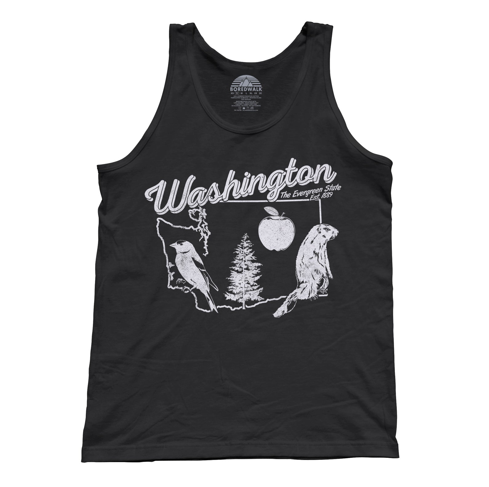 Unisex Vintage Washington Tank Top