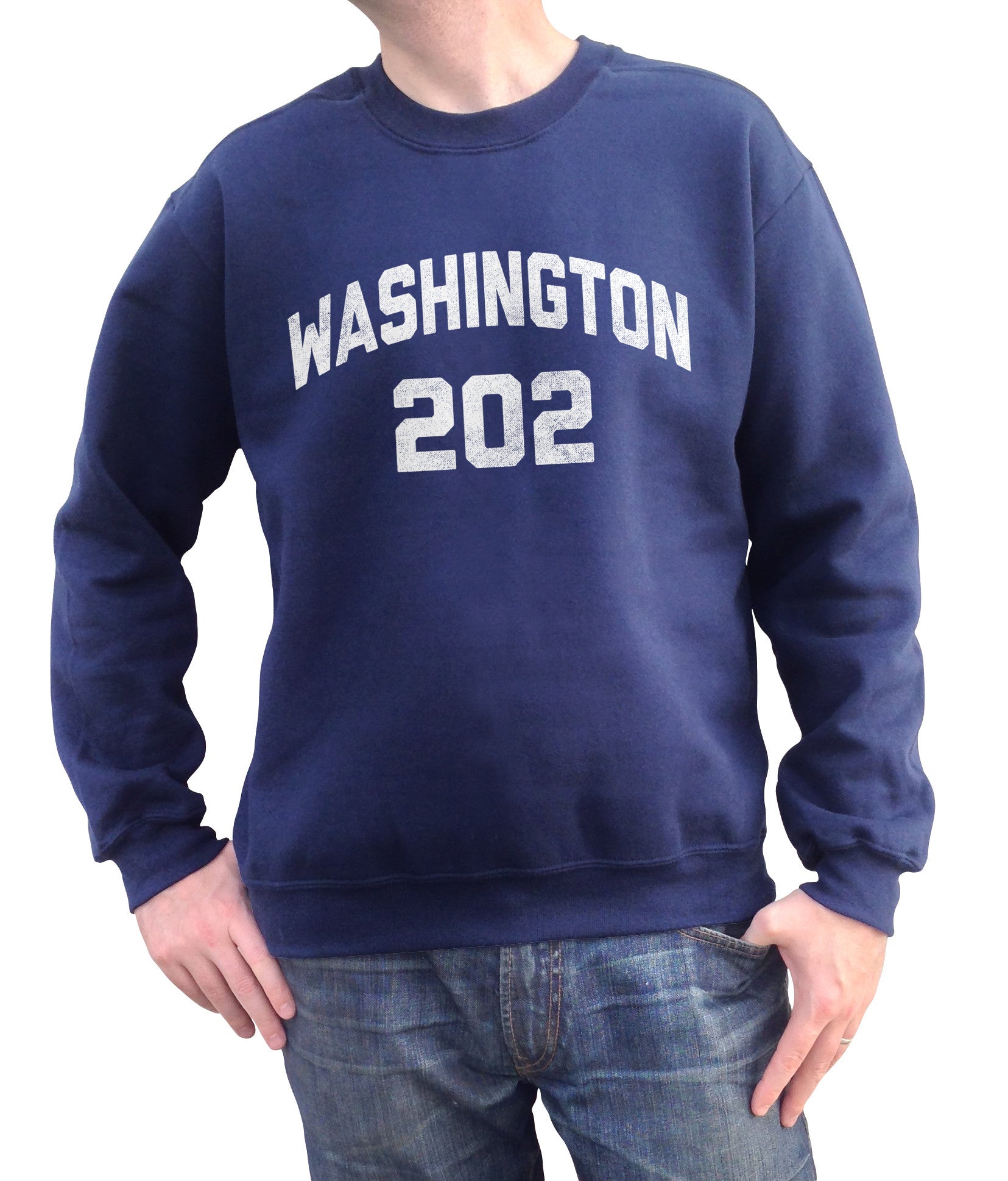 Unisex Washington DC 202 Area Code Sweatshirt