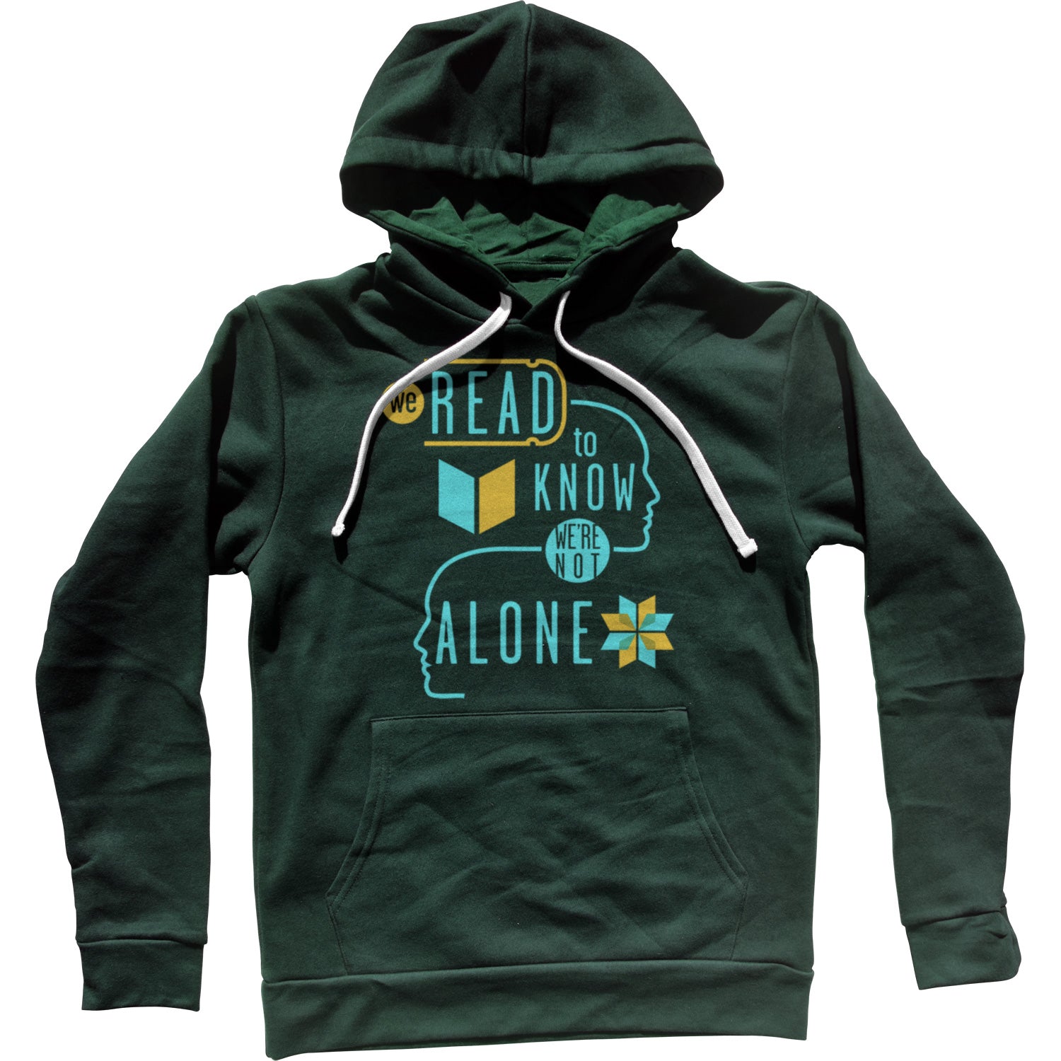 We Read to Know We are Not Alone Unisex Hoodie