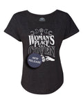 Women's A Woman's Place is in a Coven Scoop Neck T-Shirt