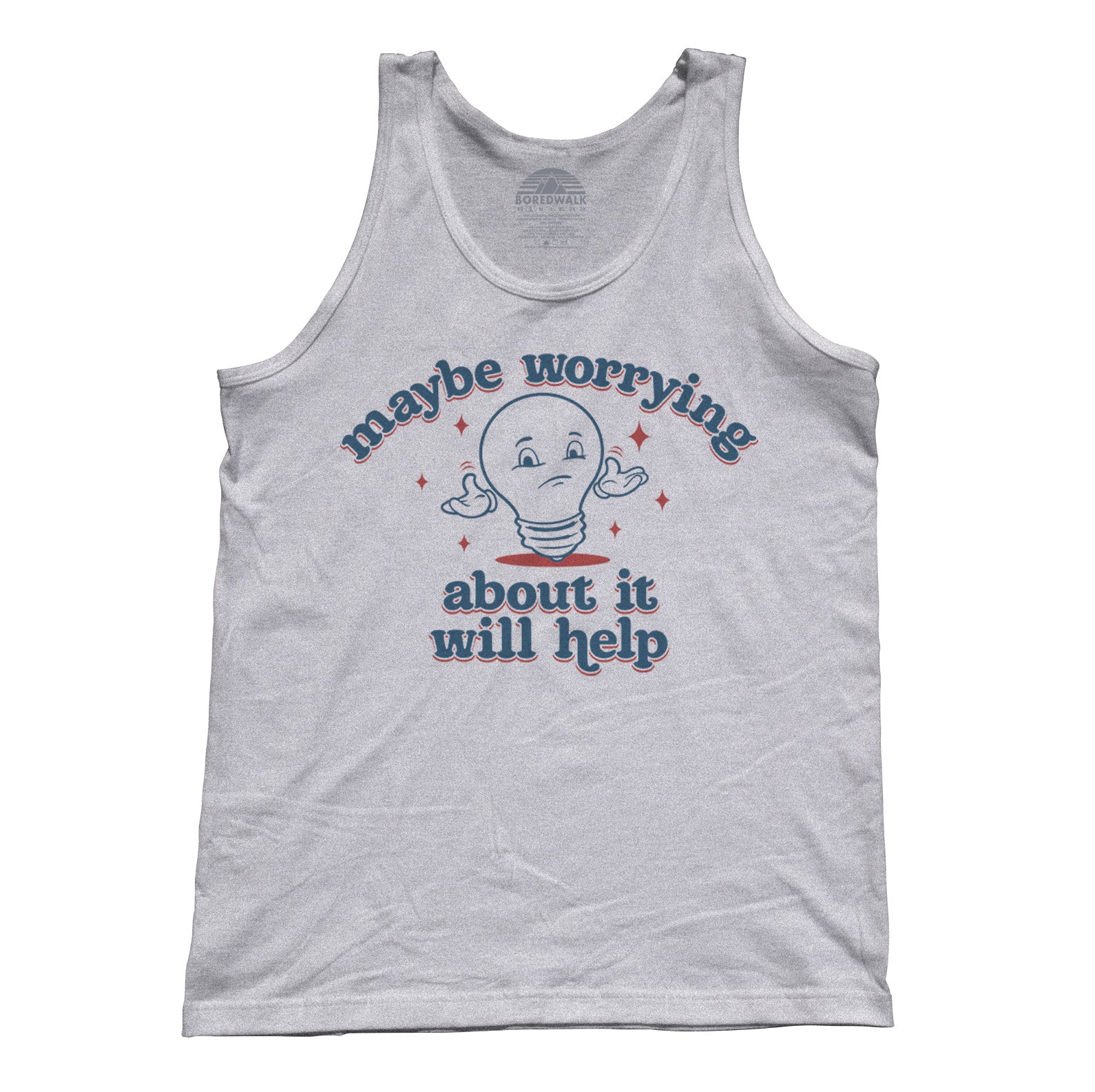 Unisex Maybe Worrying About It Will Help Anxiety Tank Top