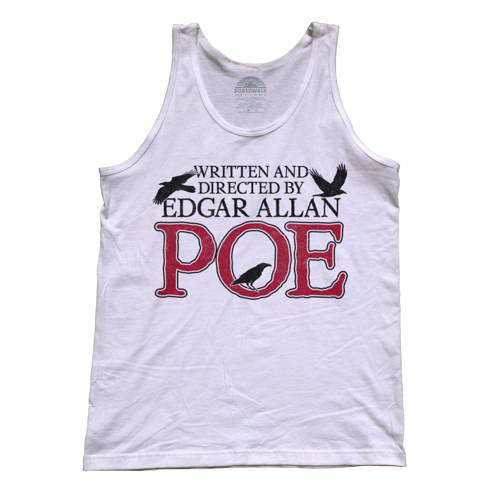 Unisex Written and Directed by Edgar Allan Poe Tank Top